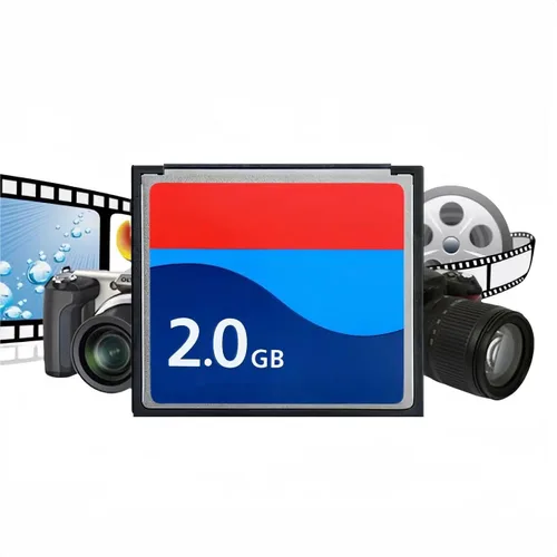 Vista 4 de Tarjeta de memoria original de la cámara 2GB TS2G CF 133 tipo I