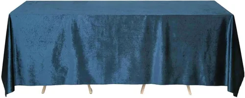 Vista 41 de Efavormart - Mantel rectangular de terciopelo negro prémium de 60 x 102 pulgadas para eventos de fiesta de boda
