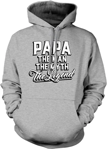 Vista 16 de Papa The Man The Myth The Legend - Sudadera unisex con capucha para abuelos Tinte brisa