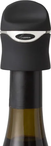 Vista 6 de Rabbit Tapones para botellas, juego de 4, multicolor y sellador de champán y vino (negro terciopelo)
