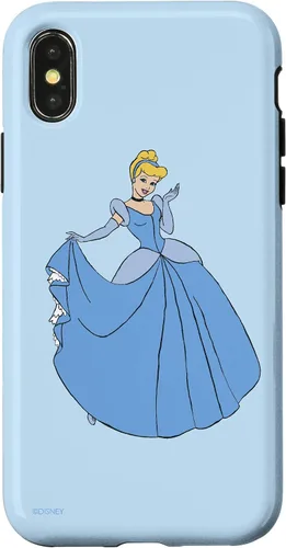 Vista 5 de Disney Funda para iPhone 17 con diseño de princesa Cenicienta en azul