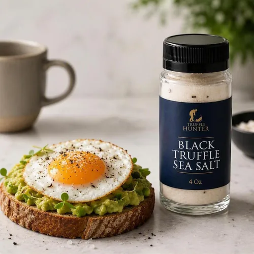 Vista 5 de TruffleHunter, Condimento de sal marina de trufa negra - 4 oz