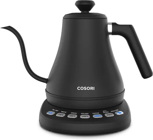 Vista 5 de COSORI Air Fryer Pro LE - Freidora de aire de 5 cuartos de galón, comidas rápidas y fáciles, hasta 450 ℉, silenciosa, 85% y hervidor eléctrico