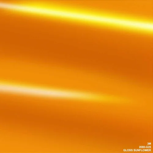 Vista 4 de 3M 2080 G25 - Película de vinilo para coche amarillo girasol brillante