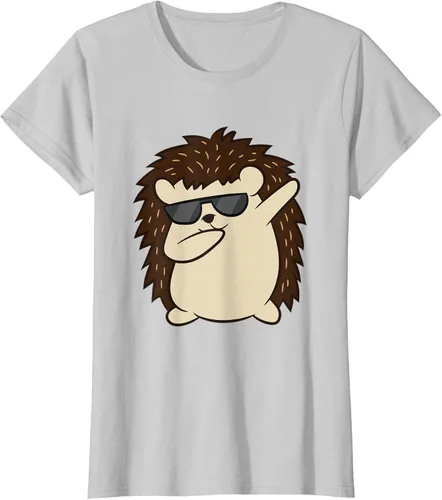 Vista 24 de Dabbing Hedgehog Funny Hedgehog Camiseta S