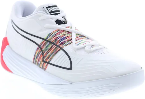 Vista 4 de PUMA Fusion Nitro Spectra Tenis de baloncesto para hombre, color blanco
