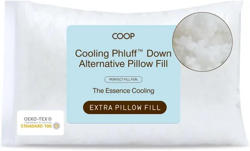 Vista 13 de Coop Home Goods Relleno extra Oomph, espuma viscoelástica de corte cruzado, relleno de almohada de densidad media, bolsa de relleno extra, recarga