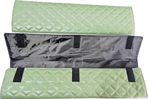 Vista 2 de C&H Solutions American Mah Jongg - Juego completo, 166 azulejos con estante combinado todo en uno con bolsa de poliuretano verde