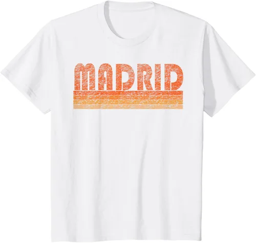 Vista 66 de clásico Retro Madrid playera, hombre 3XL, Asphalt Negro