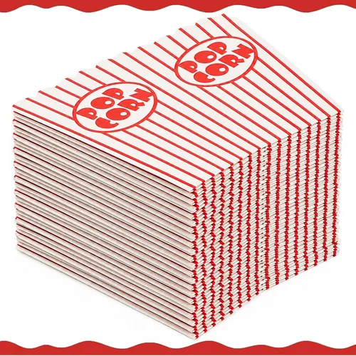 Vista 4 de Bekith caja para palomitas de maíz con apertura superior, 100 unidades.
