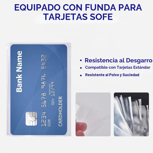 Vista 6 de Paquete de 200 fundas para tarjetas de plástico duro, 3 x 4