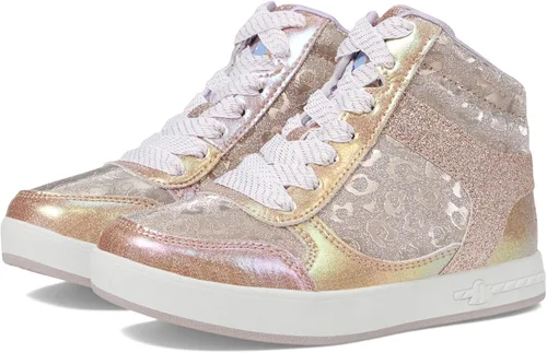 Vista 4 de Skechers Girl's Street Standouts 2.0-Leopard Shine Sneaker
