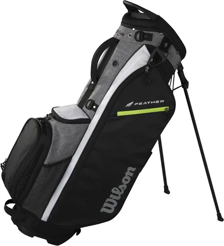 Vista 12 de Wilson Bolsa de Carrito de Golf Feather - Negro/Gris/Rojo