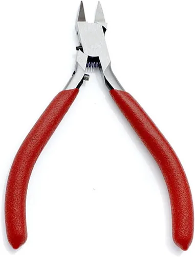 Vista 8 de Pinza fina de 4.7 pulgadas con funda protectora y llave hexagonal, alicates de corte para reparación y fijación de edificios Gundam (1)