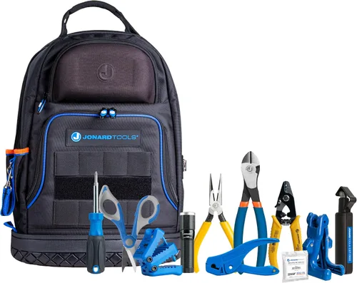 Vista 13 de Kit de preparación de fibra Jonard Tools TK-120 - Juego de 12 herramientas de acceso y terminación de cables de fibra óptica con herramientas
