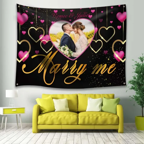 Vista 6 de AUBAO Tapiz personalizado/telón de fondo personalizado/tapices personalizados/tapices divertidos/tapiz decorativo (30 x 40 pulgadas)