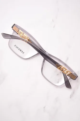 Vista 6 de Gafas graduadas Versace VE 3319 593 Transparente Gris, Gris transparente