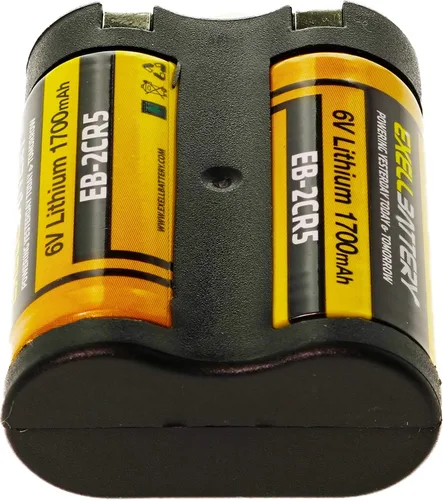 Vista 9 de Exell Battery 2CR5 245 6V Foto Litio Celda Reemplaza 2CR5 DL245 EL2CR5 2CR5M
