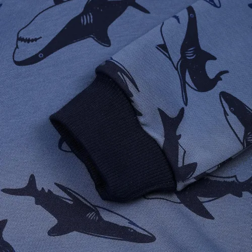 Vista 4 de Akyzic Sudadera con capucha para bebés y niños, diseño de dinosaurios, con bolsillo, sudadera cálida para niños