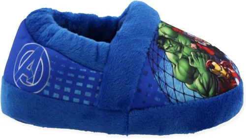 Vista 3 de Marvel Pantuflas Aline de felpa para niños pequeños de Avengers Superhero