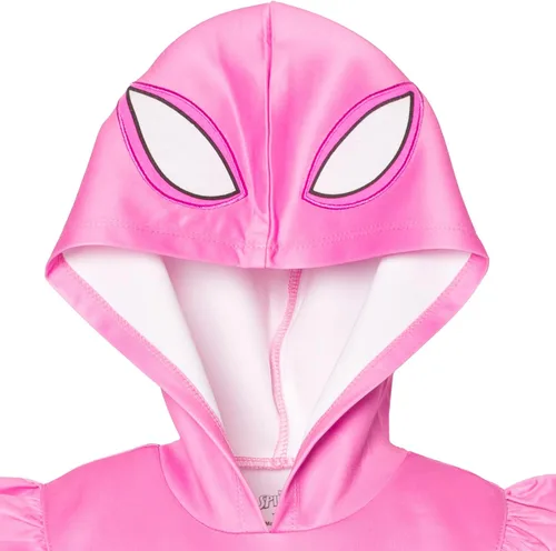Vista 3 de Marvel Spider-Man Spider-Gwen Ghost Spider - Vestido de tul de malla para niñas pequeñas y grandes