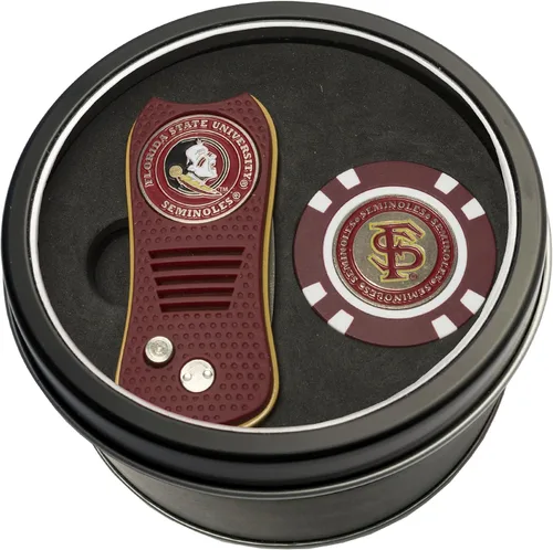 Vista 26 de Team Golf NCAA - Juego de regalo de lata unisex para adultos con herramienta Switchfix Divot y chip de golf