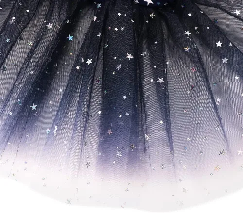 Vista 6 de Leotardos de ballet de unicornio con tutú para niñas pequeñas, vestido de falda de tul de algodón para bailar