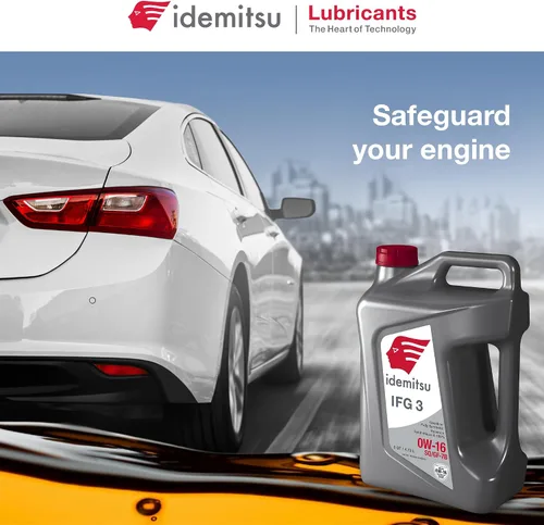 Vista 3 de Idemitsu IFG3 0W-16 SP/GF-7B Aceite de motor sintético completo – 5 cuartos de galón Eficiencia avanzada de combustible y protección del motor