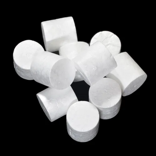 Vista 4 de 10 piezas de material de espuma con forma de cilindro para niños, juguetes hechos a mano, manualidades, 1.5x1.5 in