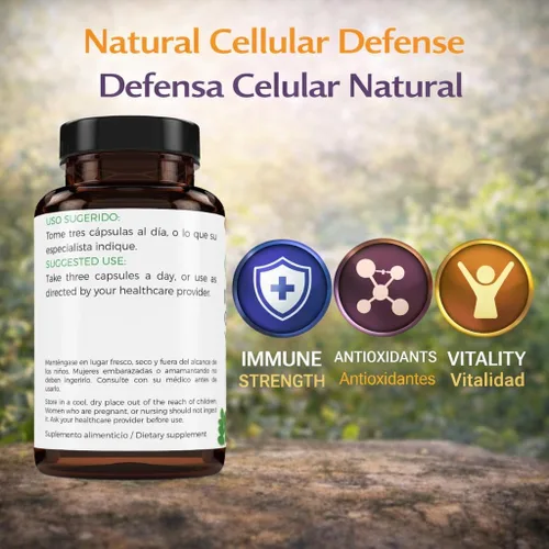 Vista 7 de Moringa, Guanabana y Cúrcuma (Moringa, Guanábana y Cúrcuma) 90 cápsulas 1500 mg por porción, potente mezcla de ingredientes 100% naturales