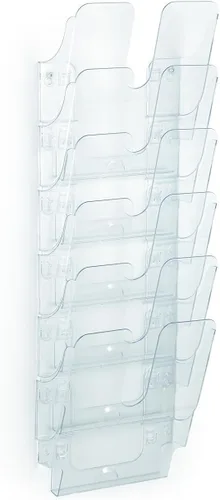 Vista 6 de Durable FLEXIPLUS 2 - Soporte para literatura de retrato A4 Transparente Soporte para documentos montado en la pared Perfecto para volantes