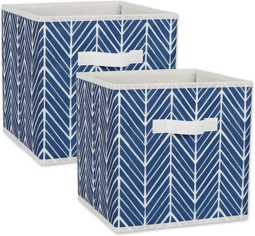 Vista 11 de DII Non Woven Storage Collection - Contenedor de espiga de poliéster, juego pequeño de 2, menta, 2