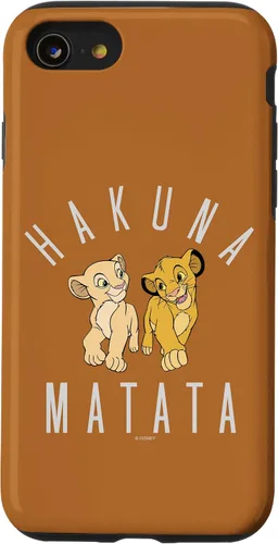 Vista 18 de Funda para iPhone 13 Pro Max Disney The Lion King Simba y Nala Hakuna Matata