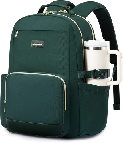 Vista 61 de LOVEVOOK Mochila para laptop para mujer, 15,6 pulg.