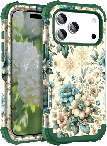 Vista 84 de Hocase Funda para iPhone Air de 6.5 pulgadas, resistente a prueba de golpes, goma de silicona suave, parachoques de plástico duro, funda protectora