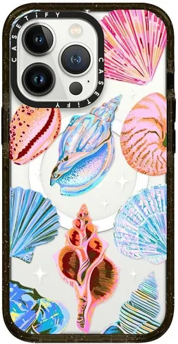 Vista 149 de CASETiFY Funda Impact para iPhone 13 [Protección contra caídas de grado militar 4X de 8.2 pies/Compatible con Magsafe] - #1 Mom - Transparente