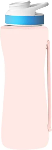 Vista 11 de Funda estampada de 22 onzas compatible con botellas de agua Cirkul para botellas de plástico y acero inoxidable, neopreno de 22 onzas, material que