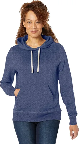 Vista 5 de Tienda Essentials - Sudadera con capucha de vellón de tela de toalla para mujer (disponible en tallas extragrandes)
