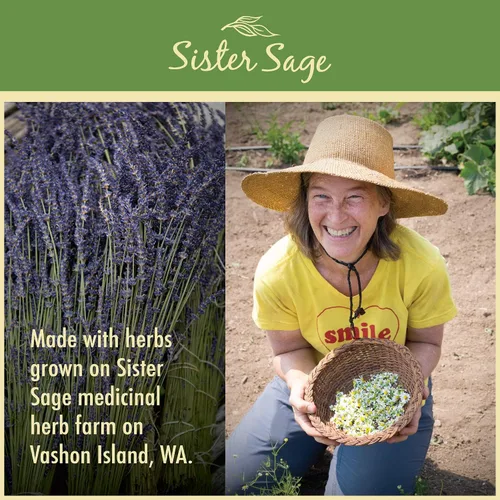 Vista 4 de Wise Crack Skin Balm, bálsamo natural para la piel con caléndula, manteca de karité de lavanda y cera de abejas (2 onzas)