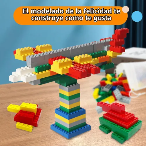 Vista 6 de Bloque de construcción multicolor, 121 piezas de 2 x 4, compatible con bloques de construcción clásicos, juguetes creativos de bloques