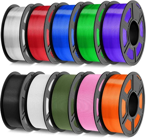 Vista 14 de TECBEARS Paquete de filamentos PLA, paquete de 4.4 lbs, J2501, 0.55 lbs