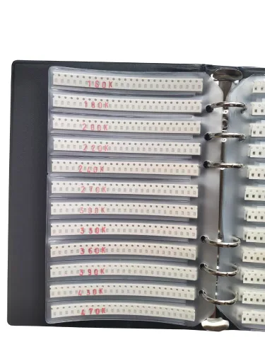 Vista 3 de 0805 0R ohmios - 20M ohmios 178 valores (25 unids/valor) 5% Todas las series SMD Resistor Combo Sample Book Kit SMT Pack Box Book