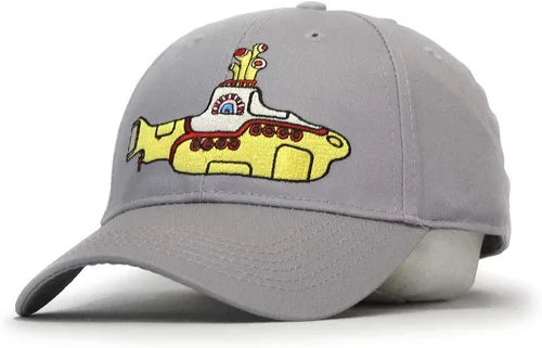 Vista 9 de The Beatles Gorra de béisbol ajustable clásica Drop T Logo Sgt Pepper Drum Abbey Road Negro