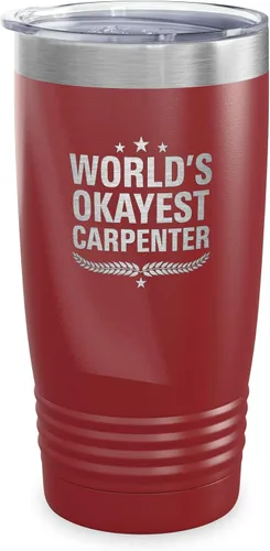 Vista 156 de World's Okayest Accountant - Vaso de contable, regalo para compañeros de trabajo, regalo para miembros de la familia, regalos de Navidad, tazas