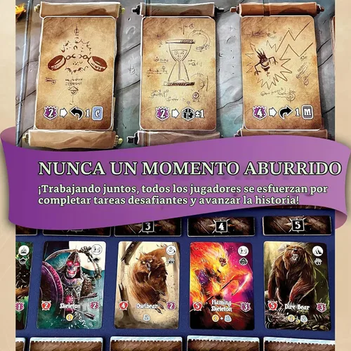 Vista 6 de Juego de mesa de Valeria Card Kingdoms Darksworn: Juego de aventura cooperativa de saga - Daily Magic