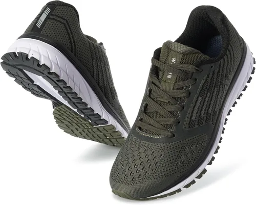 Vista 32 de Joomra Whitin - Tenis deportivos acolchados para correr para hombre
