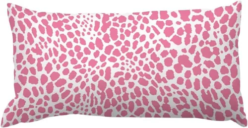 Vista 10 de Funda de almohada con estampado de leopardo negro, funda de almohada de piel de animal de 12 x 16 pulgadas, almohada decorativa para el hogar