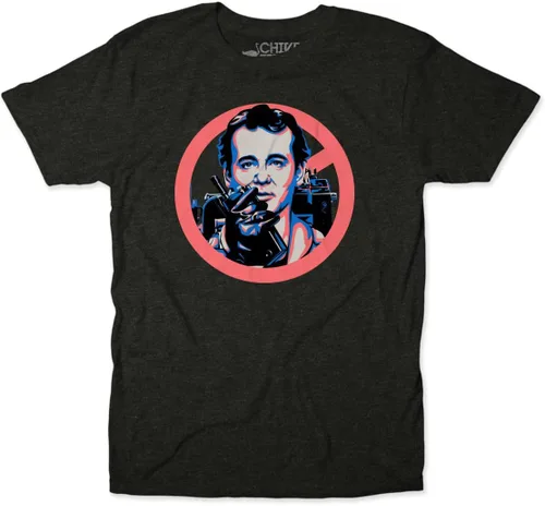 Vista 8 de Camiseta de película de comedia de los años 80 de Bill Murray Venkman Buster de 8 bits - Gris