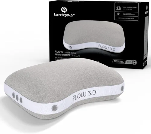 Vista 13 de Bedgear Flow Cuddle - Almohada curvada – Tamaño 0.0 – Almohada transpirable para dormir de lado – Almohada de cama suave – Funda hipoalergénica