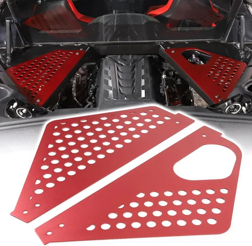 Vista 10 de Cubierta de panel de bahía de motor compatible con Chevrolet Corvette C8 2020-2023, cubiertas traseras de aleación de aluminio para motor izquierda